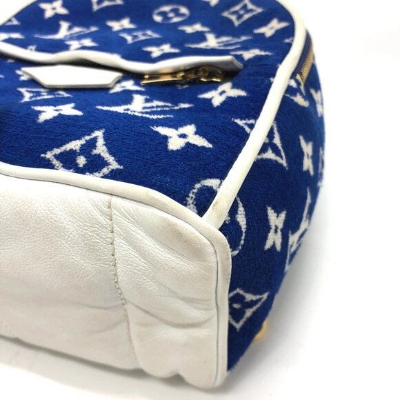 LOUIS VUITTON M46207 Monogram jacquard Palm Springs Mini Backpack blue - Picture 13 of 16